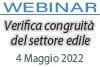 04/05/2022 Webinar Formativo: Verifica congruità del settore edile