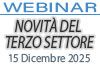 Webinar 15/12/2025 - Novità del terzo settore