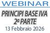 Webinar 13/02/2026 - Principi base IVA - II parte