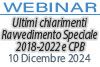26/03/2025 Webinar Formativo - Ultimi chiarimenti su Ravvedimento Speciale 2018-2022 e CPB 26/03/2025 Webinar Formativo - Ultimi chiarimenti su Ravvedimento Speciale 2018-2022 e CPB