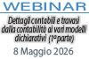 Webinar 08/05/2026 - Dettagli contabili e travasi dalla contabilità ai vari modelli dichiarativi (1ª parte)