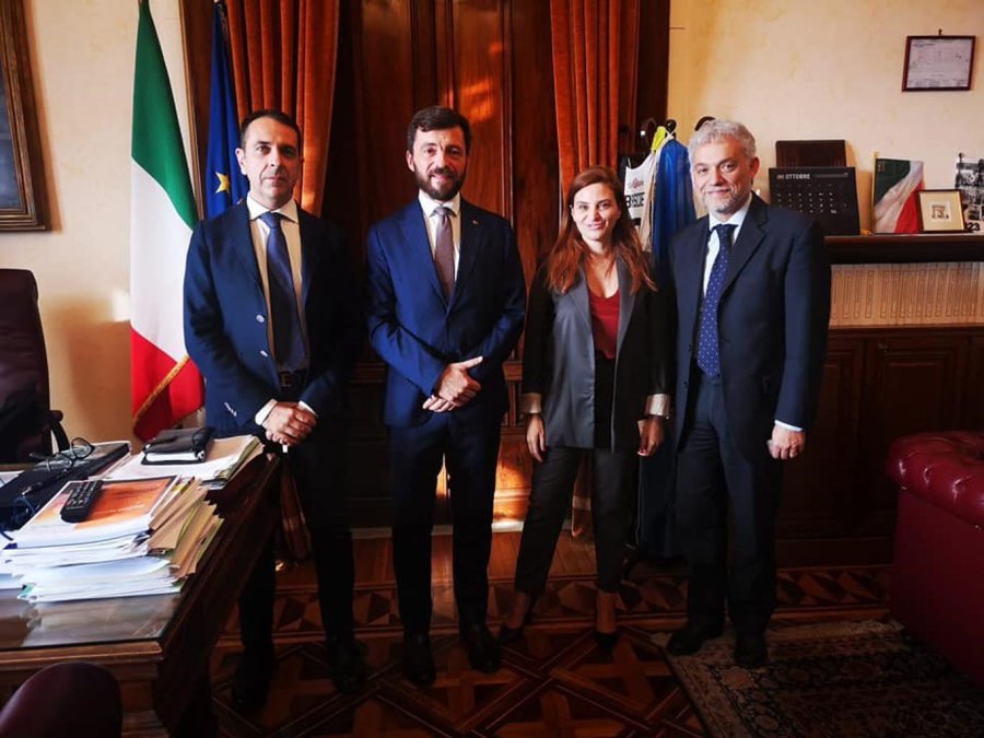 25/10/2023, On. Walter Rizzetto Presidente Commissione Lavoro - On. Marta Schifone Capogruppo di FdI in Commissione