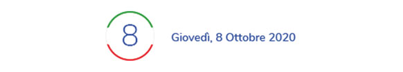 ► Giovedi, 8 Ottobre 2020