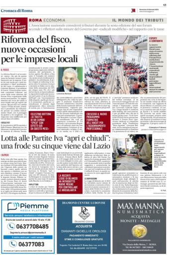 Il Messaggero Economia del 21/02/2024